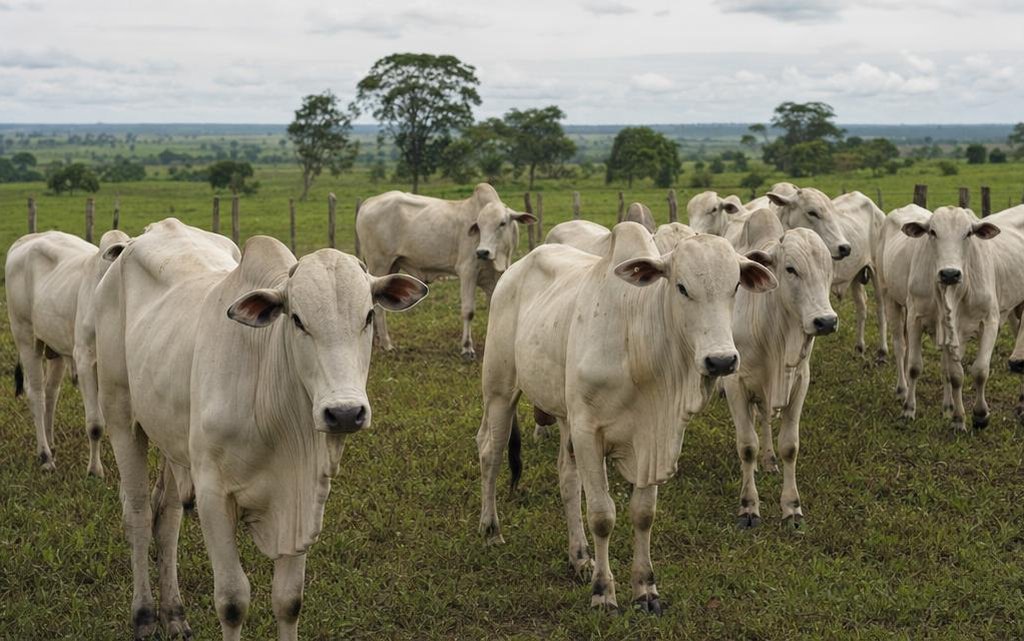 Pecuarista analisando preço da arroba do boi gordo com foco em exportação e conformidade sanitária