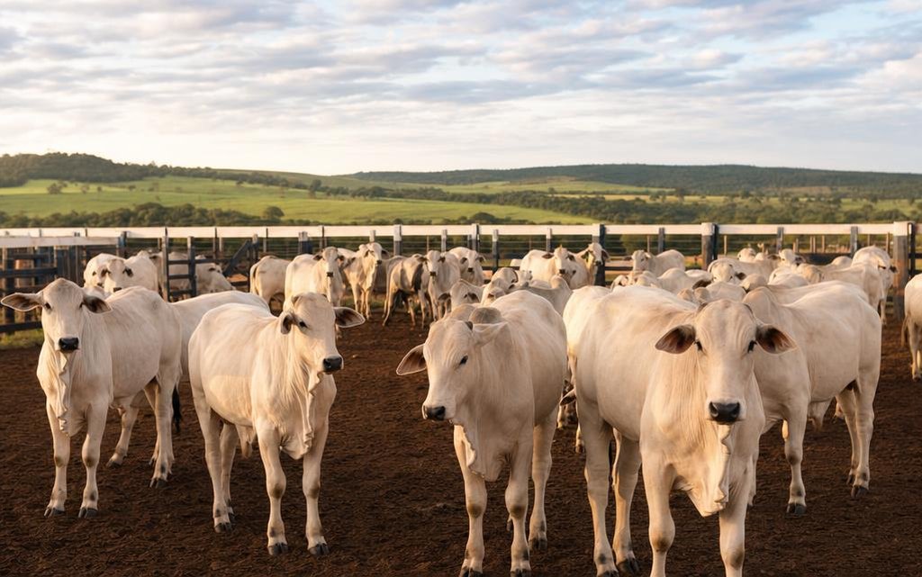 Carregamento de carne bovina para exportação com destaque para bloqueio europeu carne bovina